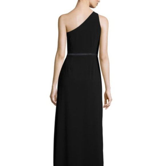Halston Heritage Two Tone One Shoulder Gown - Picture 5 of 5